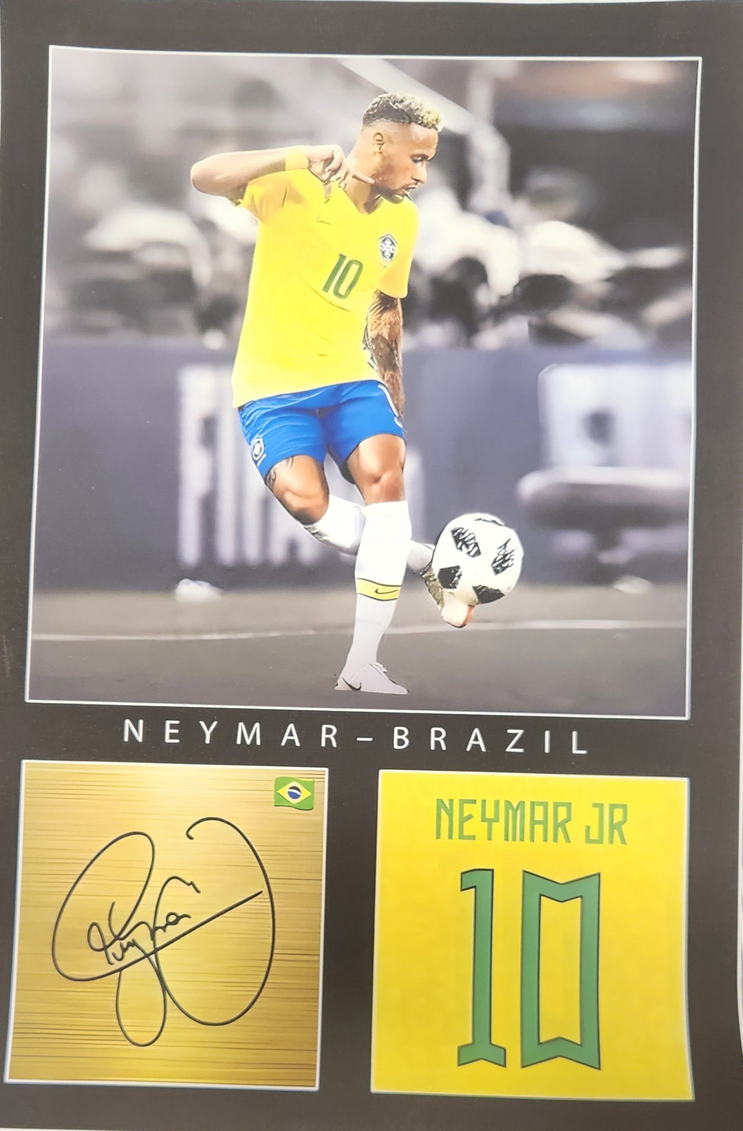 Neymar Brazil Canvas poster 45cm X 30 cm