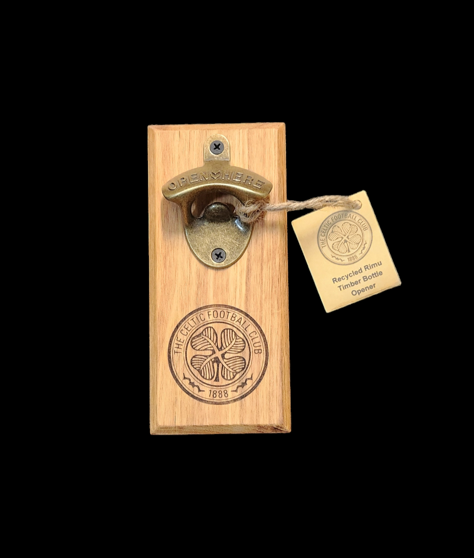 Celtic Rimu Magnetic Counter-Lever Bottle Opener