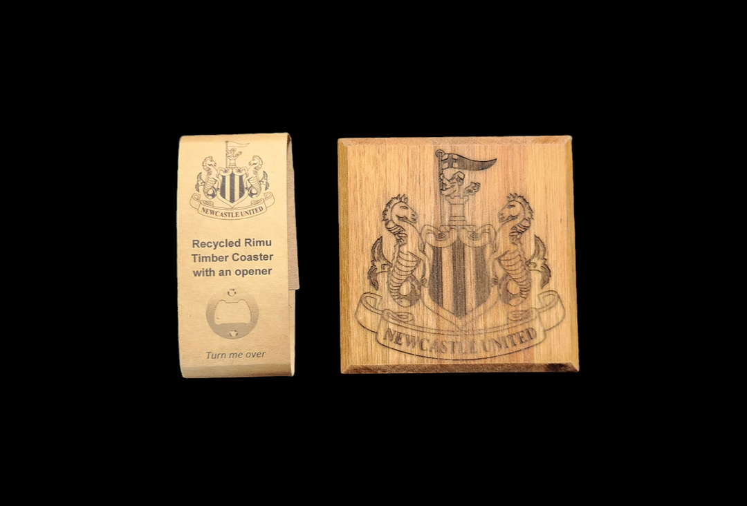 Newcastle Rimu Bottle Opener/Coaster