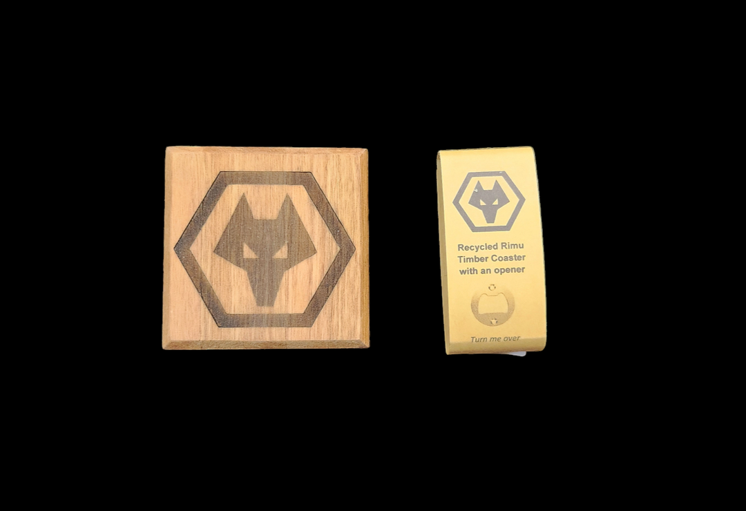 Wolves Bottle Opener/Coaster