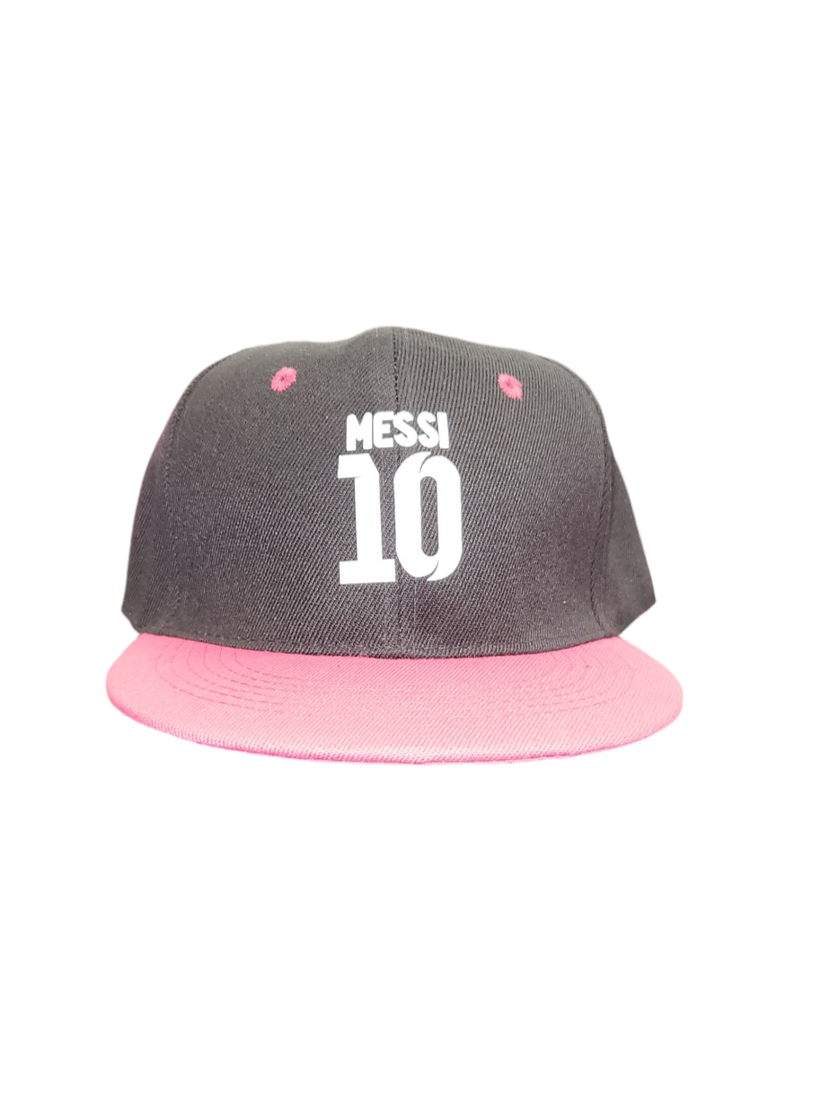 Messi 10 Cap Flat - BLACK/PINK