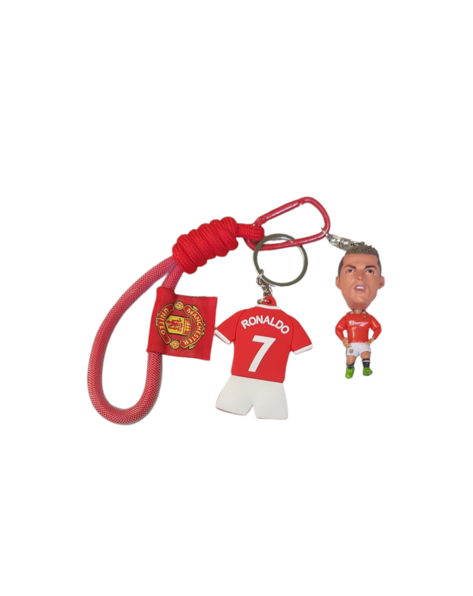 Ronaldo Man U Figure Key Chain