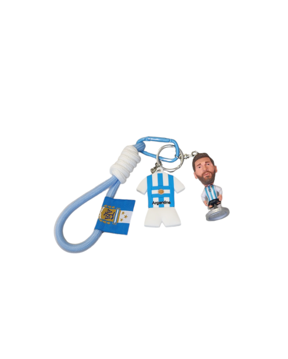 Messi Argentina Figure Keychain