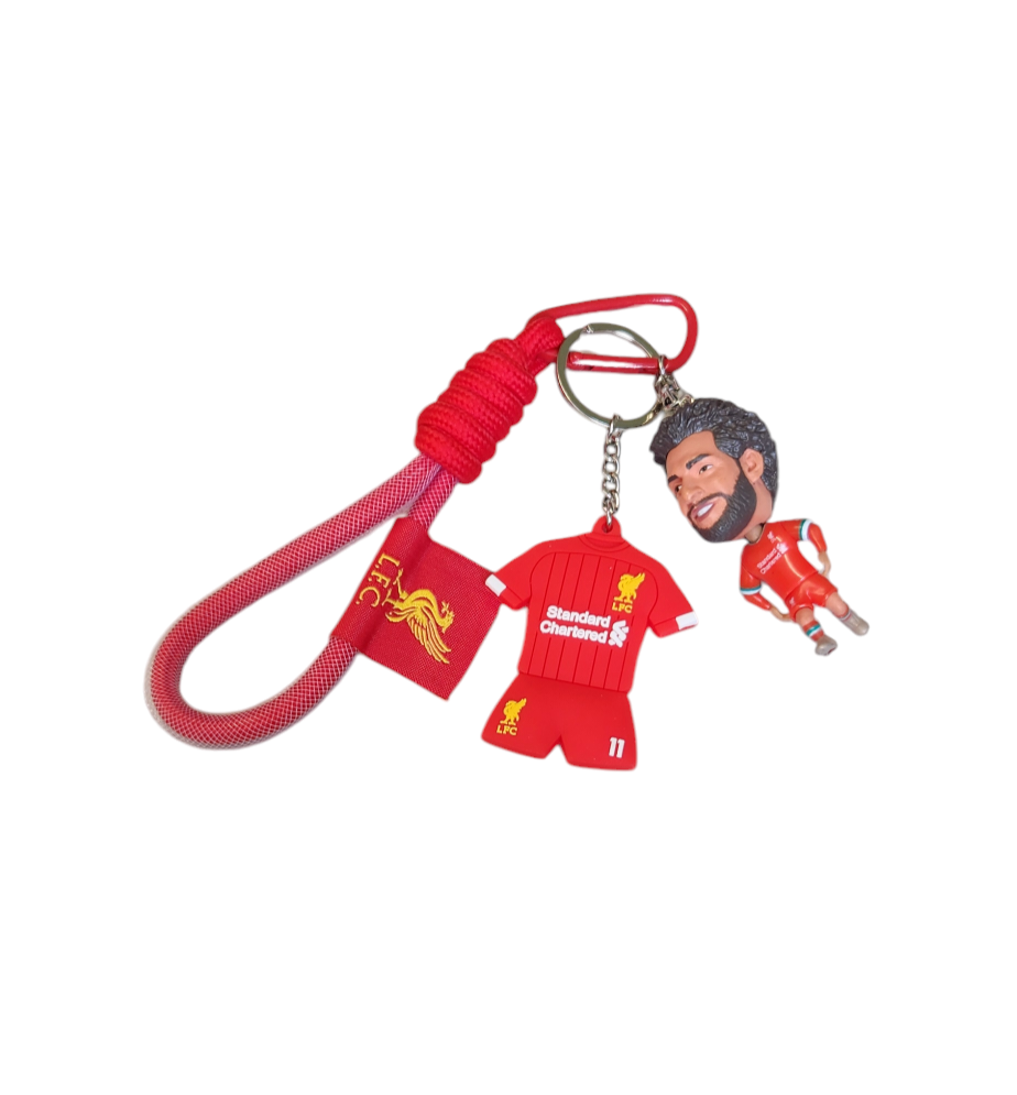 M Salah Liverpool Figure Keychain