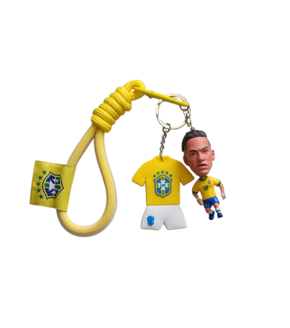 Neymar Brazil Figure Keychain