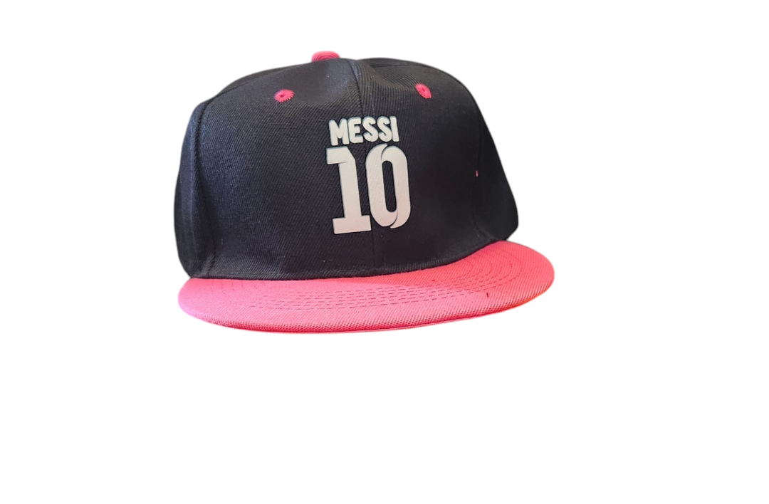 Messi 10 Cap Flat - BLACK/PINK