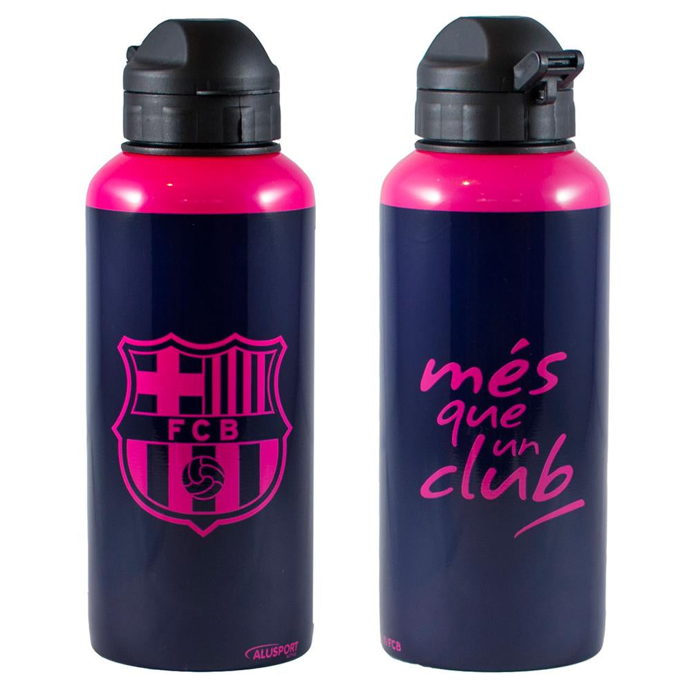 Barcelona Aluminium Drink Bottle - NAVY/PINK