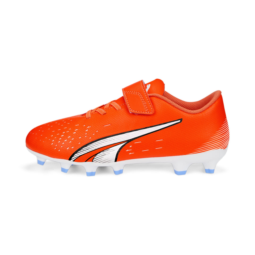 Puma Ultra Play FG/AG V Jr - ORANGE/WHITE/BLUE