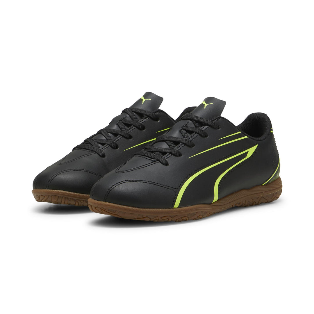 Puma Futsal Junior - Vitoria - PUMA BLACK/ELECTRIC LIME