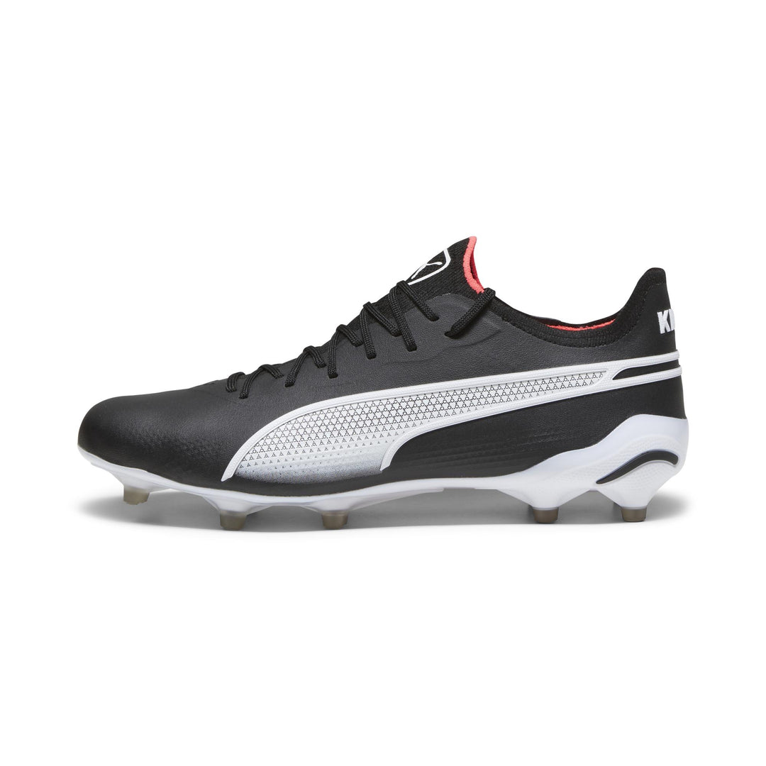 Puma King Ultimate FG/AG Boots - PUMA BLACK/PUMA WHITE/FIRE ORCHARD