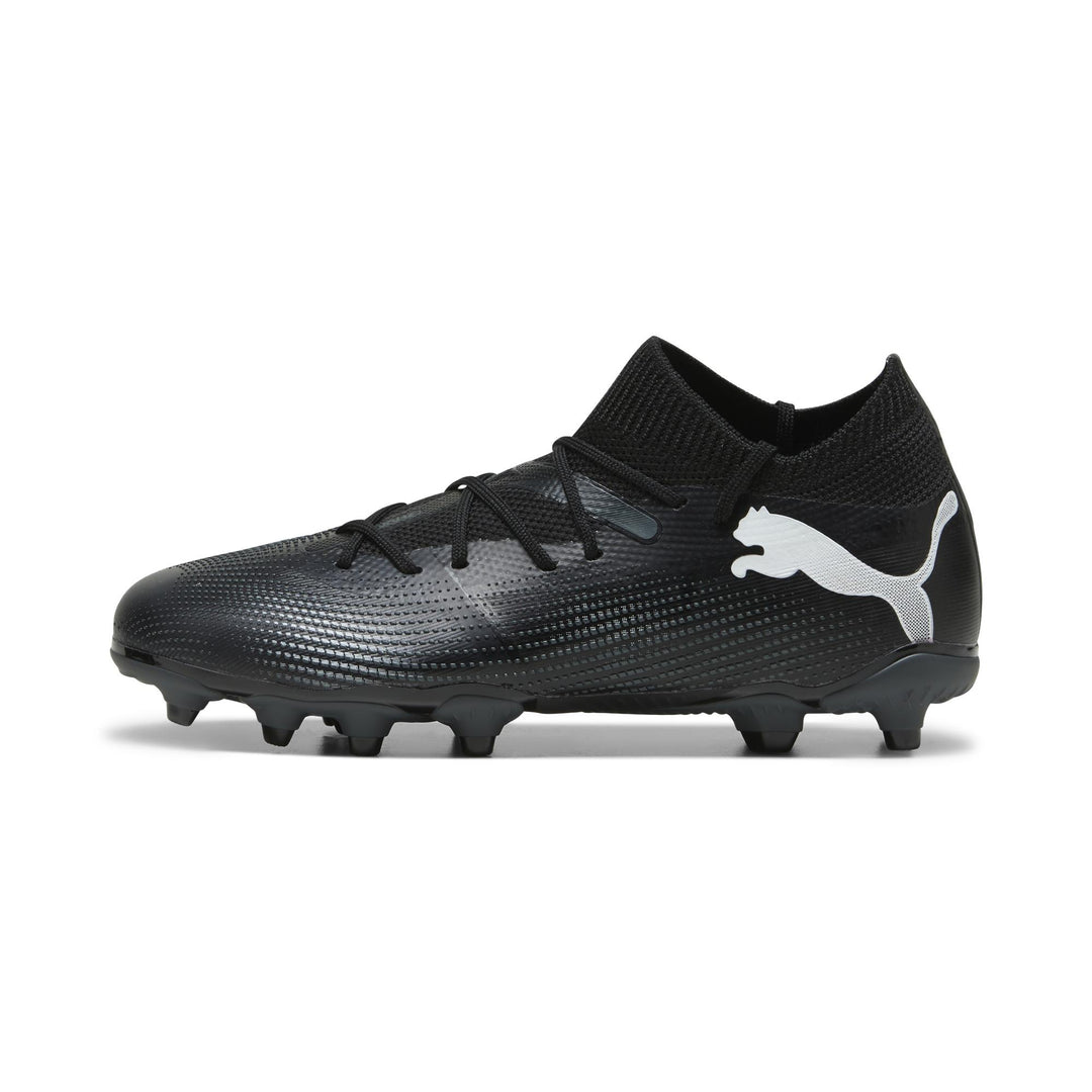 Puma Future 7 Match FG/AG Junior Boots - PUMA BLACK/PUMA WHITE