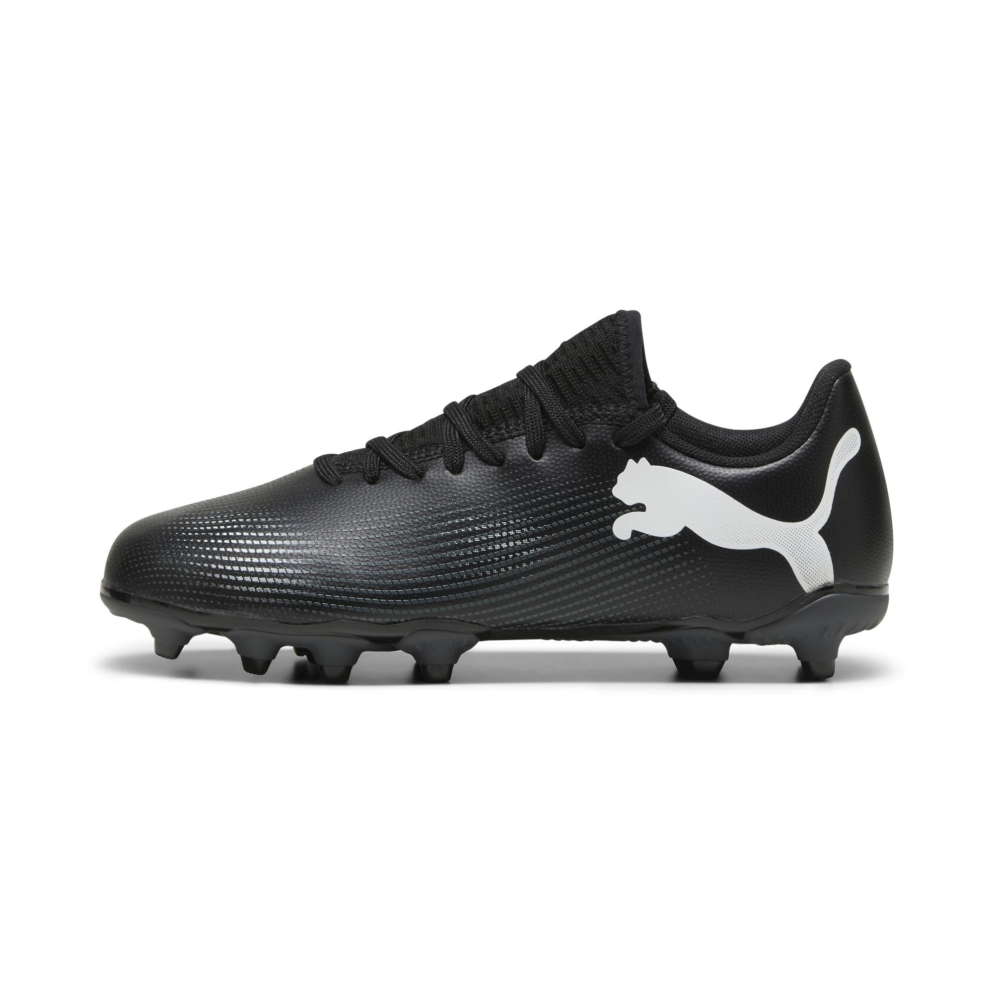 Puma Future 7 Play FG AG Junior Boots PUMA BLACK PUMA WHITE Soccer United NZ