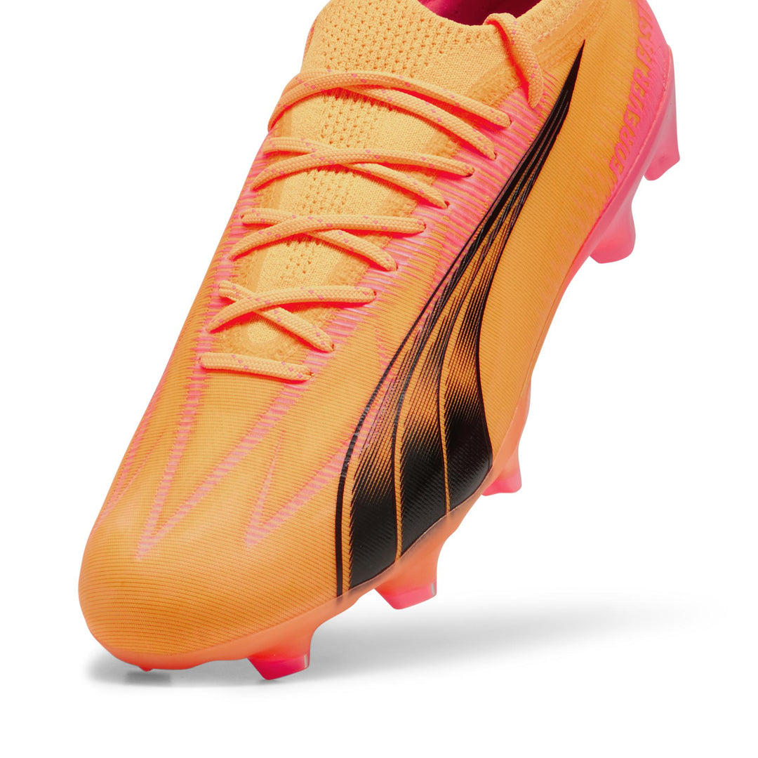 Puma Ultra Ultimate FG/AG Boots - SUN STREAM/PUMA BLACK/SUNSET GLOW