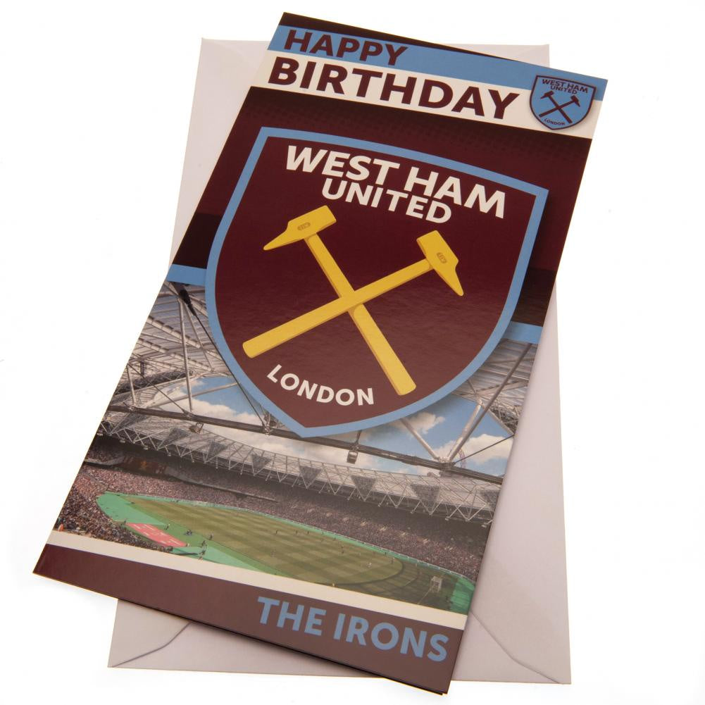 West Ham United FC Birthday Card