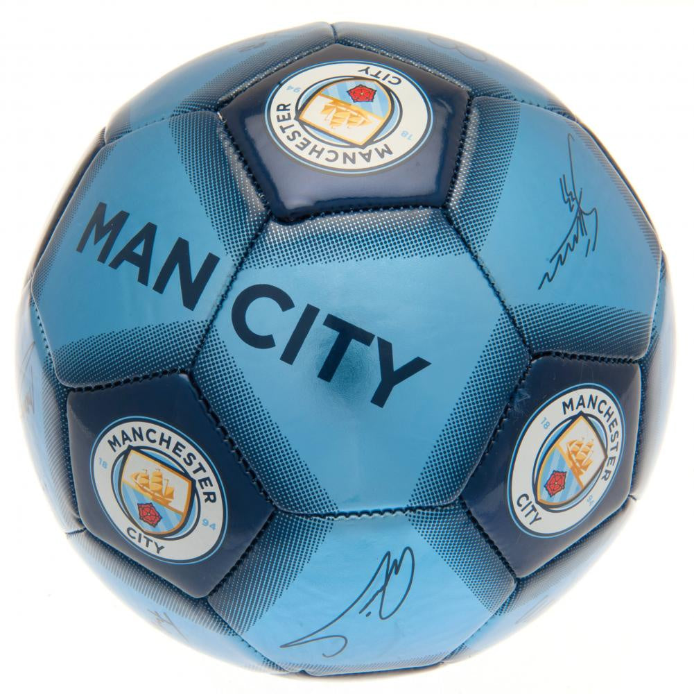 Manchester City FC Signature Football - BLUE