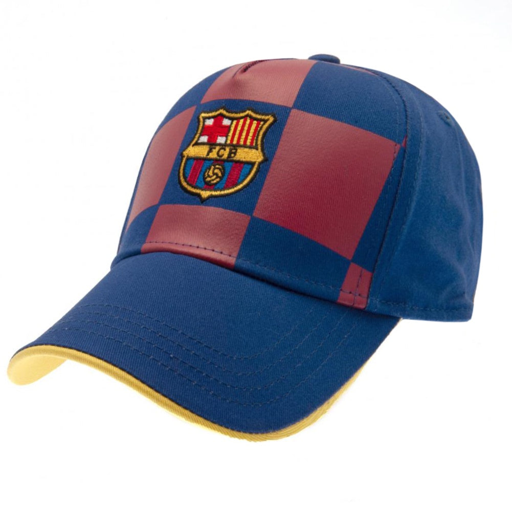 FC Barcelona Chequered Cap - BLUE/RED