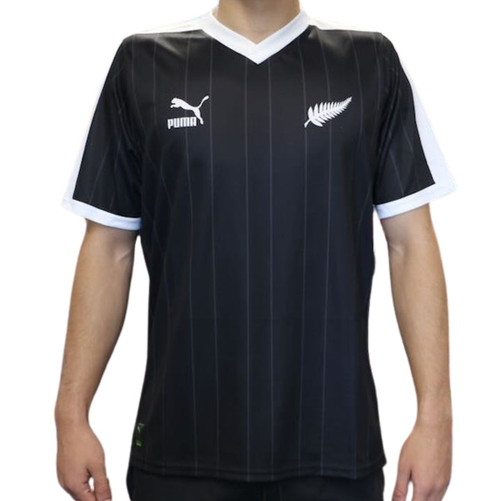 New Zealand Football Fan Shirt - Mens - BLACK