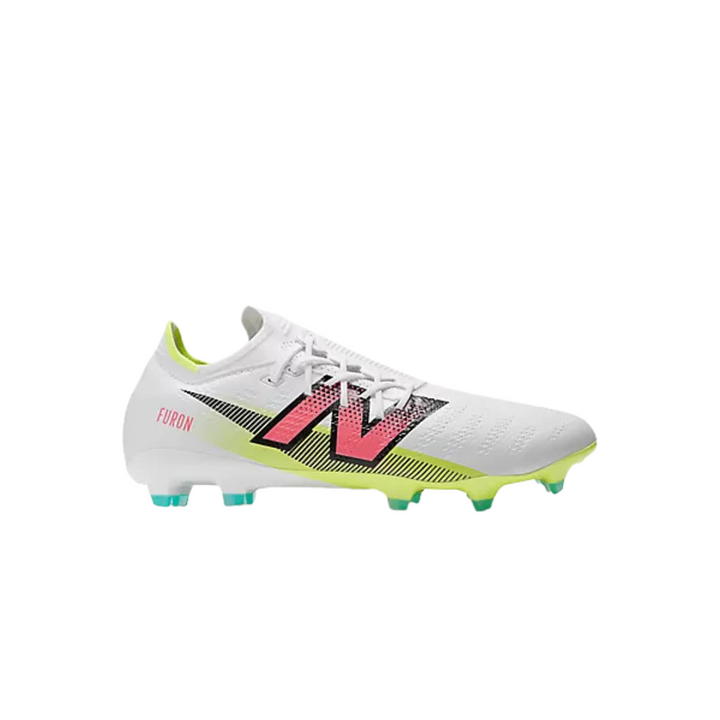 New Balance Furon 7+ Pro FG - White/Pink/Yellow