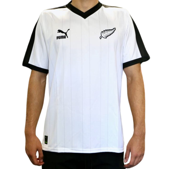 New Zealand Football Fan Shirt - Mens - WHITE