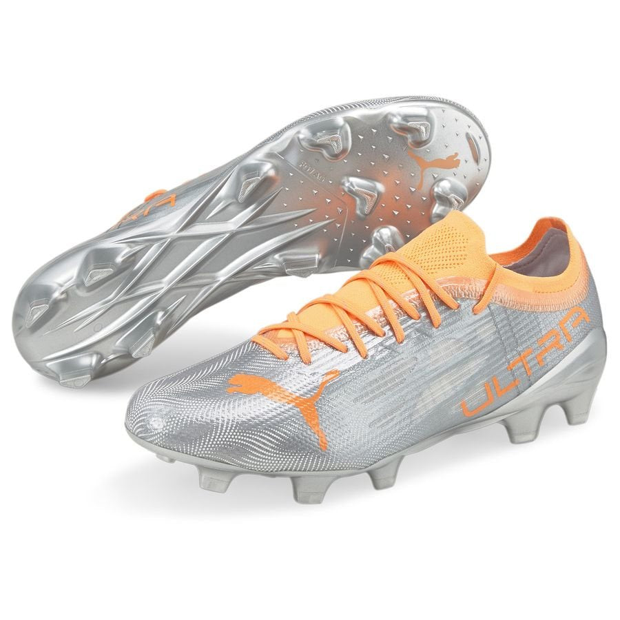 Puma Ultra 1.4 FG/AG Boots - DIAMOND SILVER/NEON