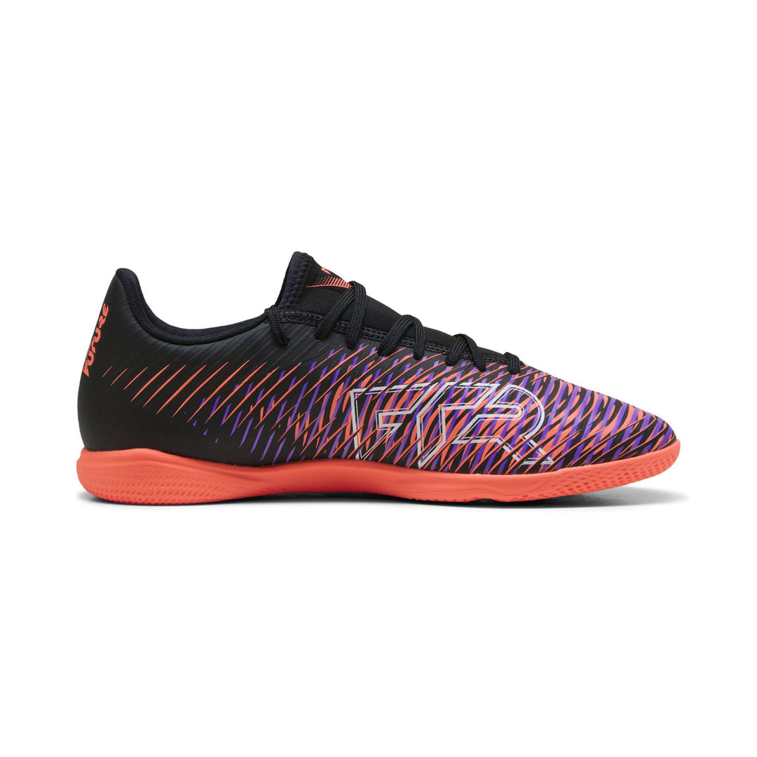 Puma Future 8 Play IT Jr - BLACK/WHITE/GLOWING RED