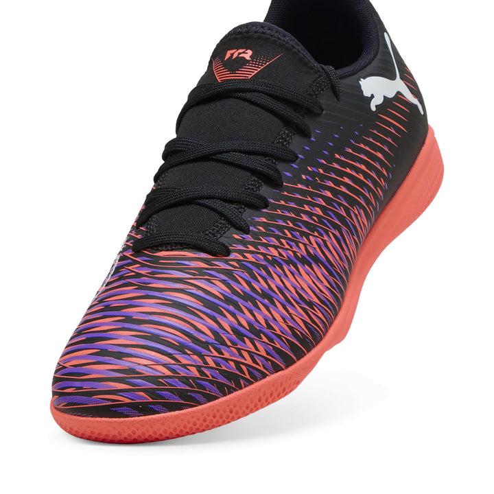 Puma Future 8 Play IT Jr - BLACK/WHITE/GLOWING RED