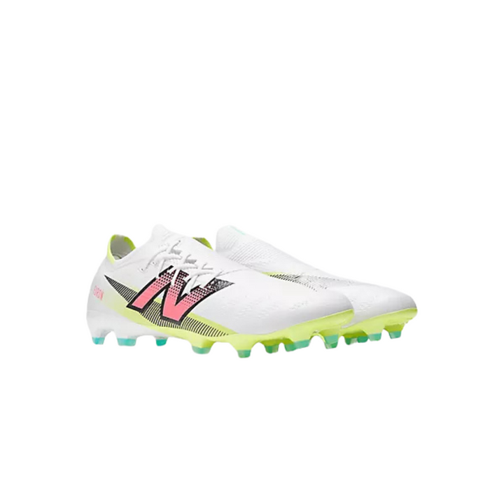 New Balance Furon 7+ Pro FG - White/Pink/Yellow