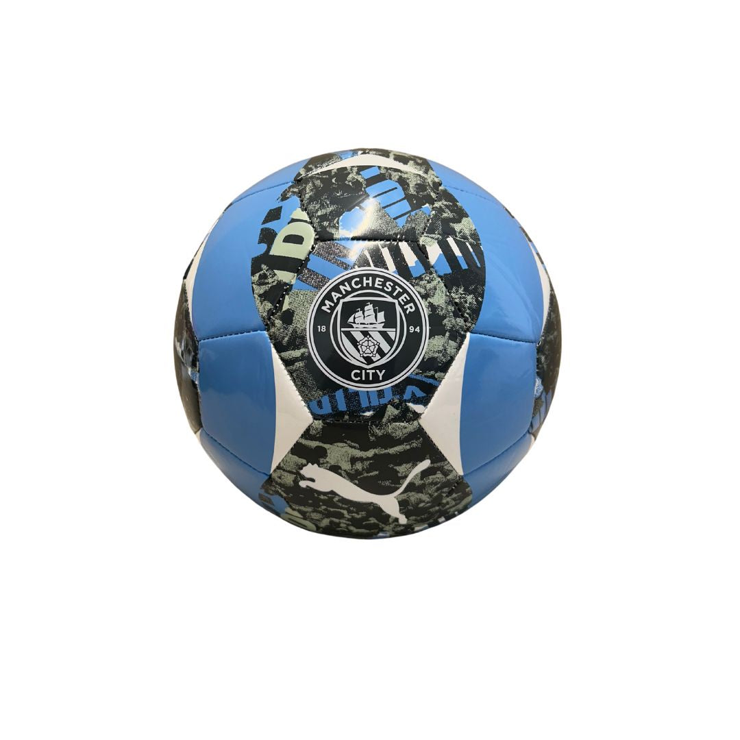 Manchester City Prematch Ball Strong Grey-Team Light Blue Unisex