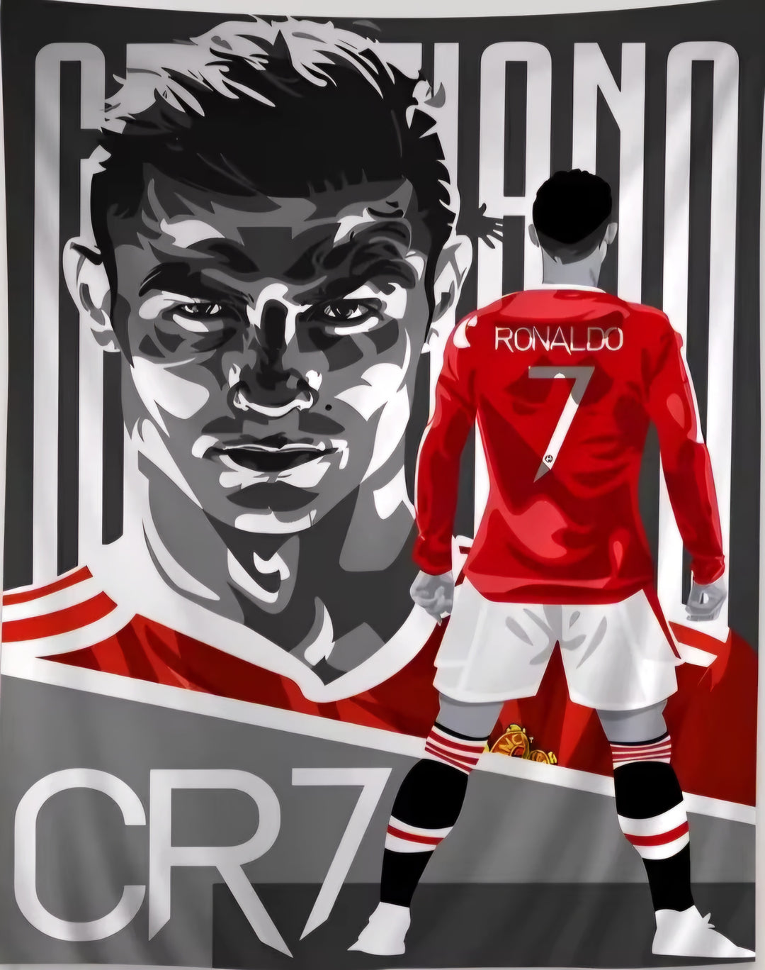 Ronald CR7 Fabric Poster 60cm x 90cm