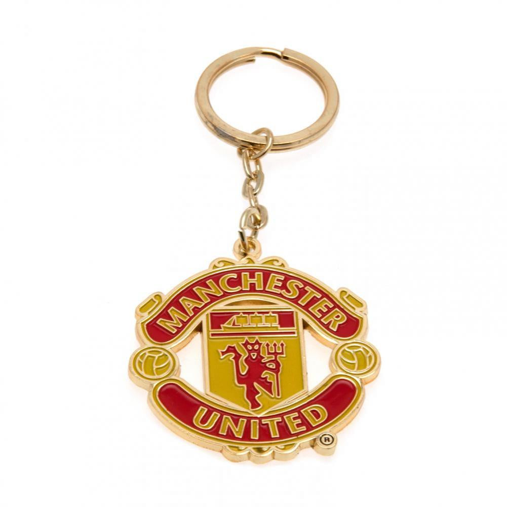 Manchester United FC Keyring - RED/GOLD