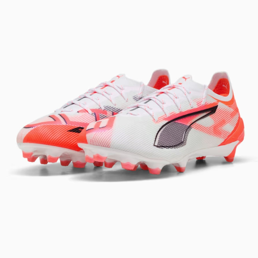 Puma Ultra 5 Ultimate FG Women's - BLACK / WHITE / GLOWING RED