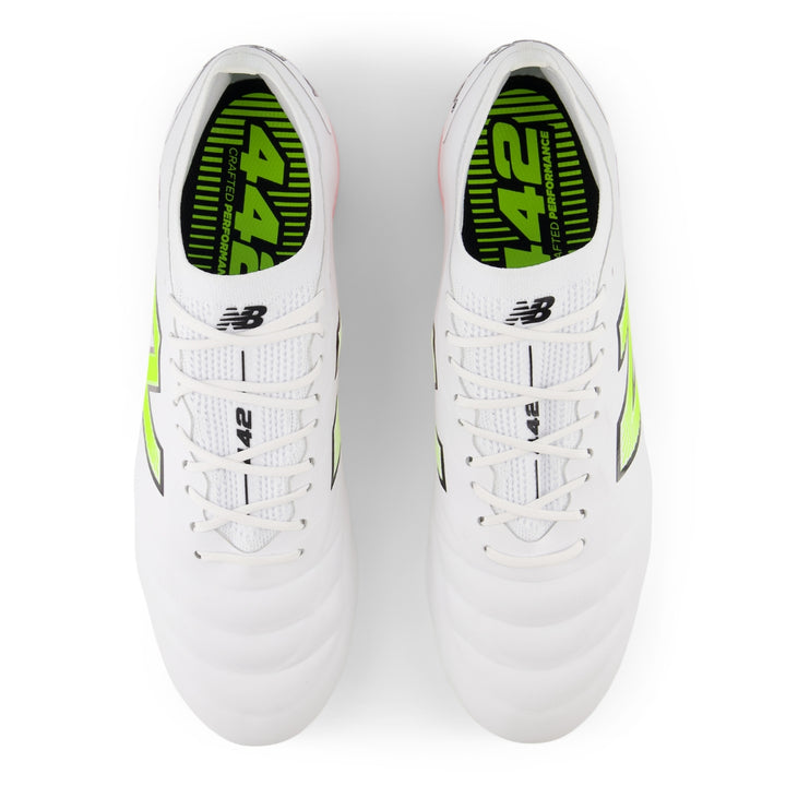 New Balance 442 Elite FG V2 Boots - WHITE