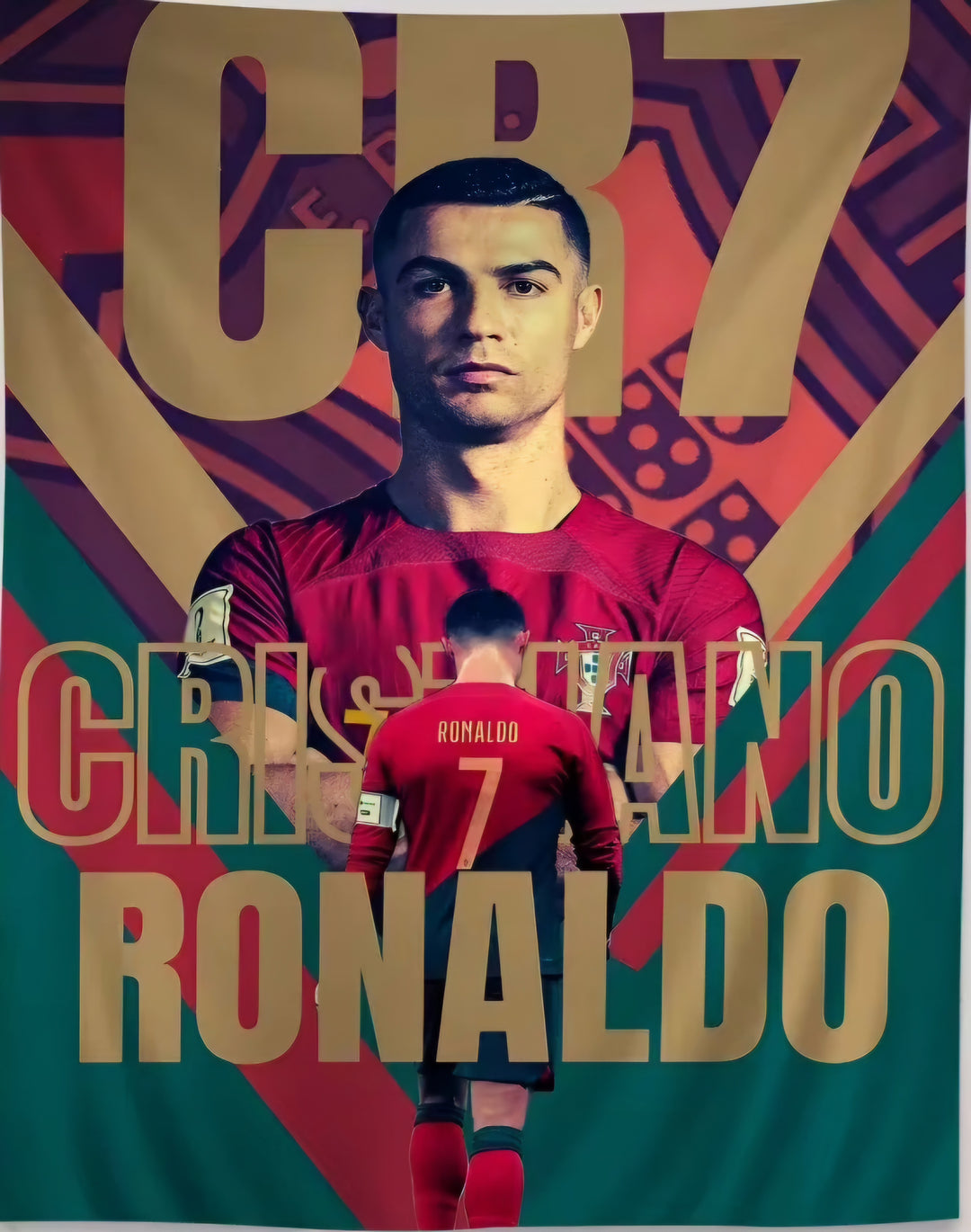 Cristiano Ronaldo Portugal Fabric Poster 60cm x 90cm