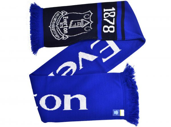 Everton Jacquard Nero Scarf