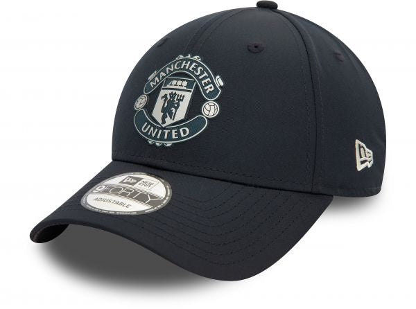 Manchester United New Era Rubber Patch 9Forty Cap - NAVY