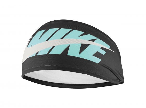 Nike Wide Graphic Headband - BLACK/BLUE