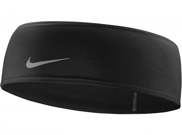 Nike Dri Fit Swoosh Headband - BLACK/SILVER