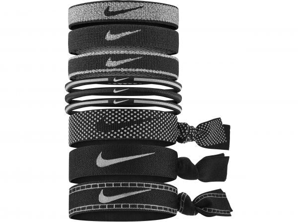 Nike Hairbands 9 Pack - BLACK