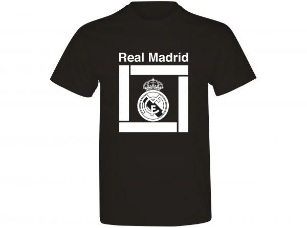 Real Madrid T Shirt - BLACK