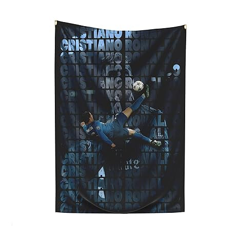 Ronaldo Back kick Fabric Poster 68 X 45cm