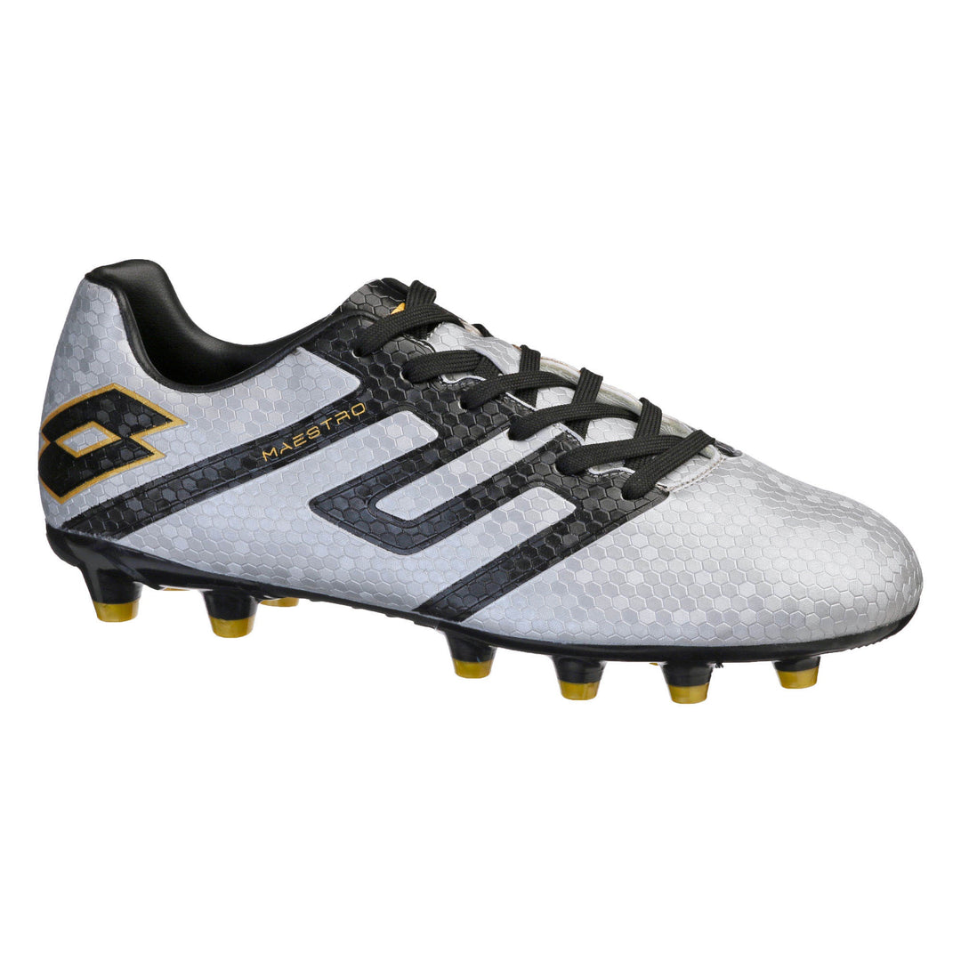 Lotto Maestro 705 Junior Football Boots -  GREY/BLACK/GOLD