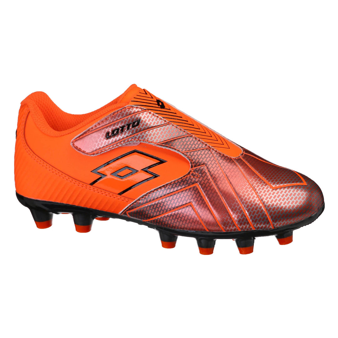 Lotto Marvel Stella FG Junior Football Boots - ORANGE/BLACK