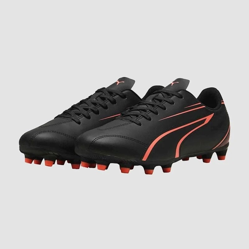 Puma Vitoria FG/AG - BLACK/GLOWING-RED