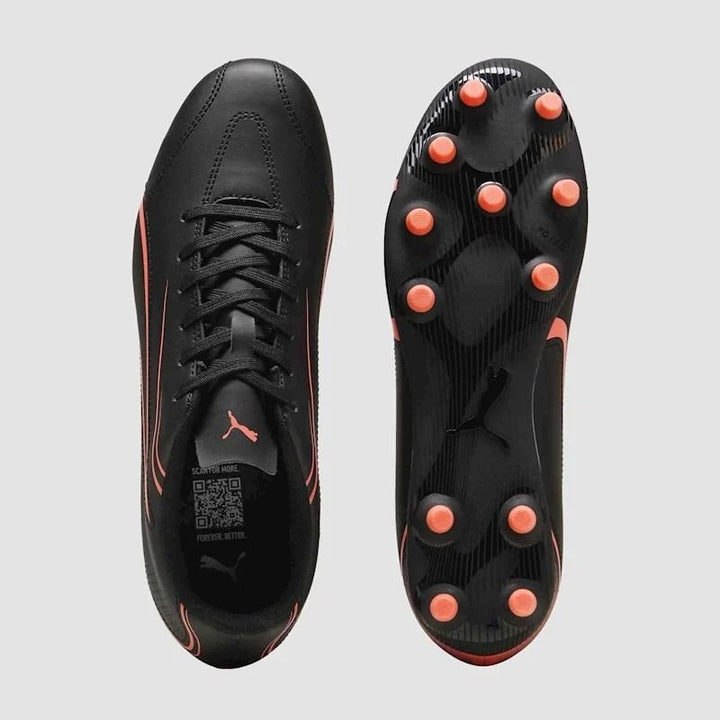 Puma Vitoria FG/AG - BLACK/GLOWING-RED