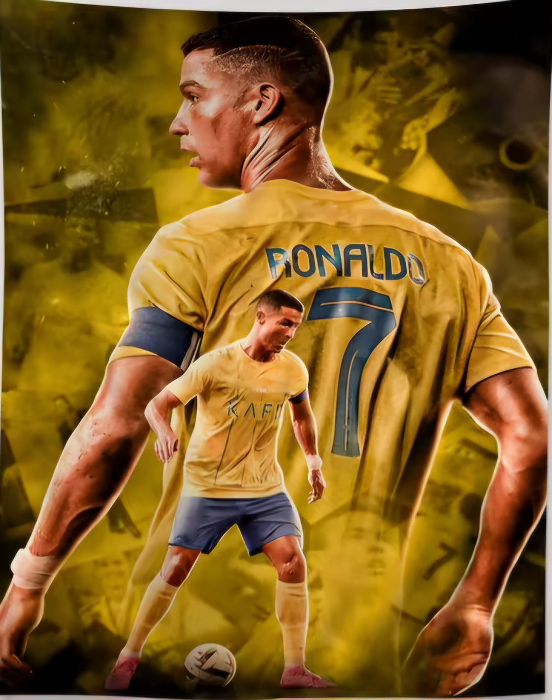 Ronaldo Al Nassr Fabric Poster 60cm x 90cm