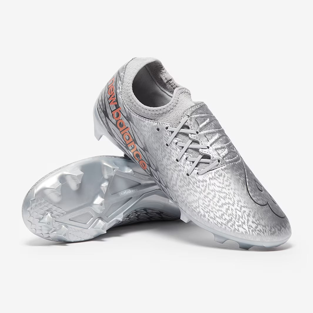 New Balance Furon V7 Dispatch Junior Football Boots - SILVER