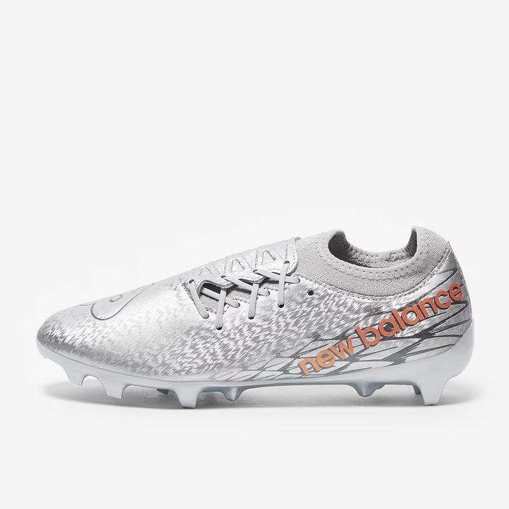 New Balance Furon V7 Dispatch Junior Football Boots - SILVER