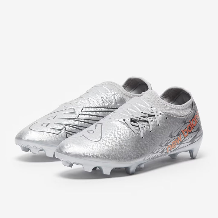 New Balance Furon V7 Dispatch Junior Football Boots - SILVER