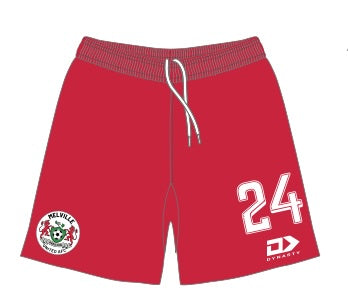 Melville Academy Boys Red Short