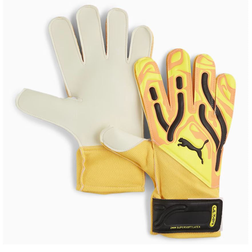 Puma Goal Keeper Gloves - Ultra Play RC- SUNSET GLOW/SUN STREAM